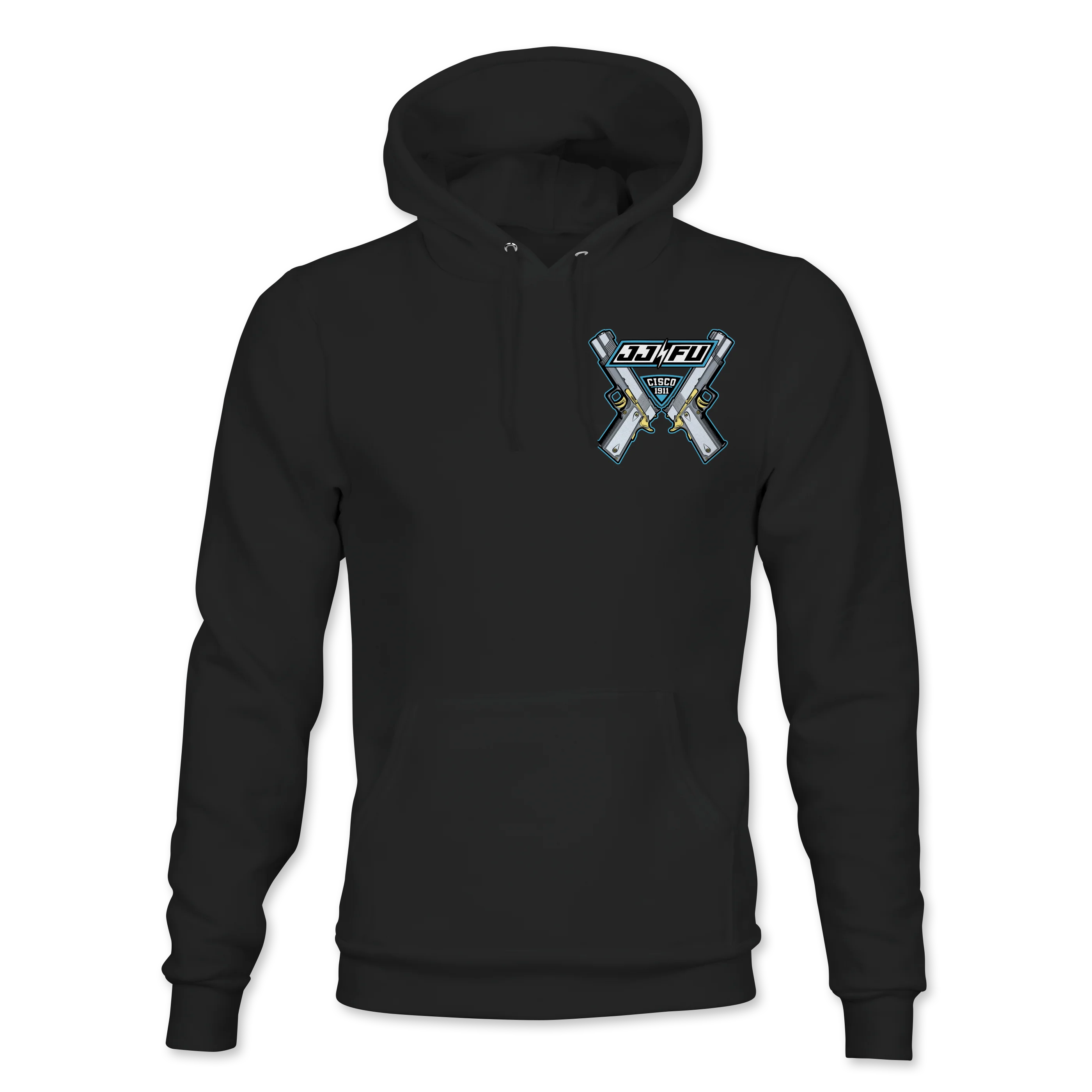 JJFU Cisco 1911 Single Stack World Champions Hoody - Black - Image 2