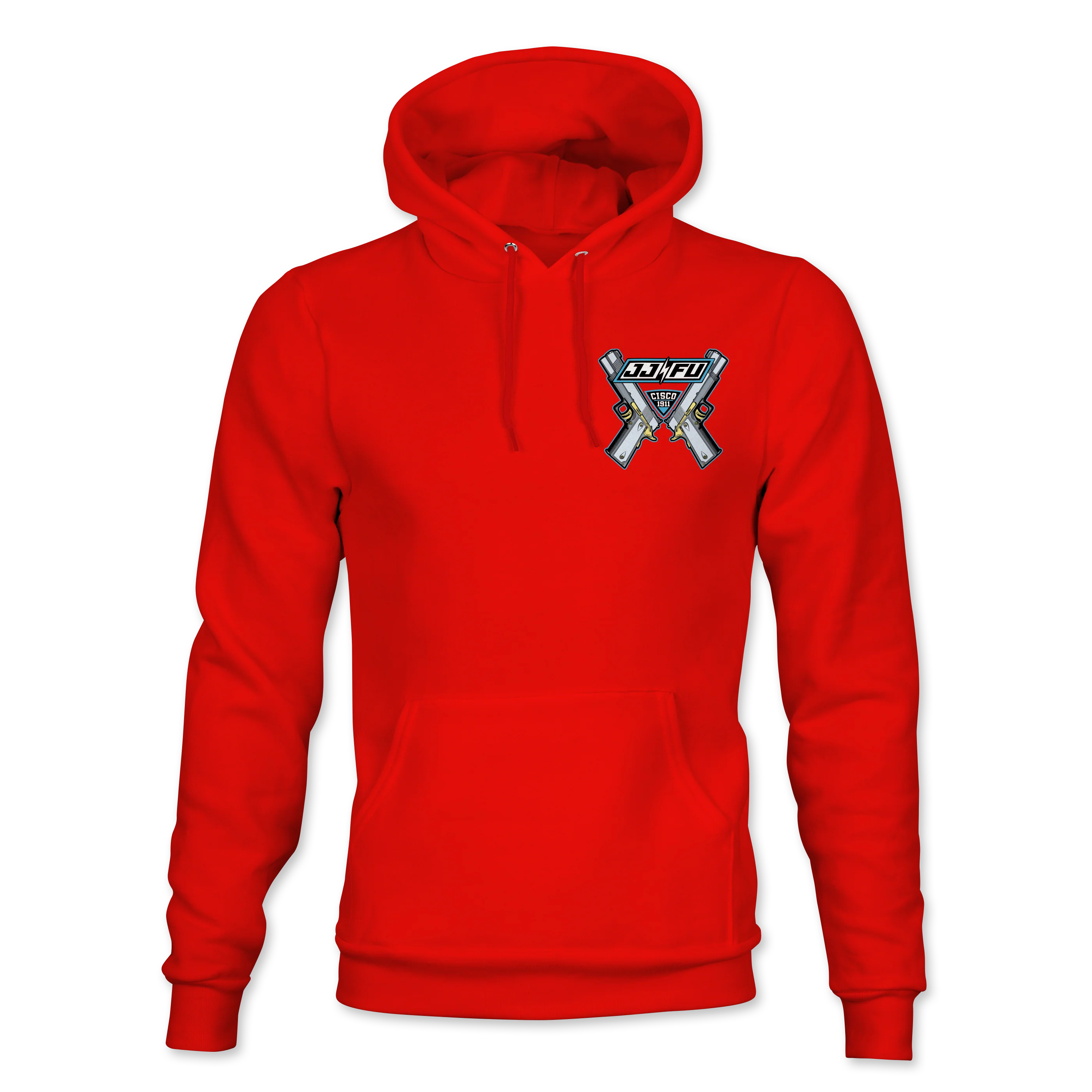 JJFU Cisco 1911 Single Stack World Champions Hoody - Red - Image 2