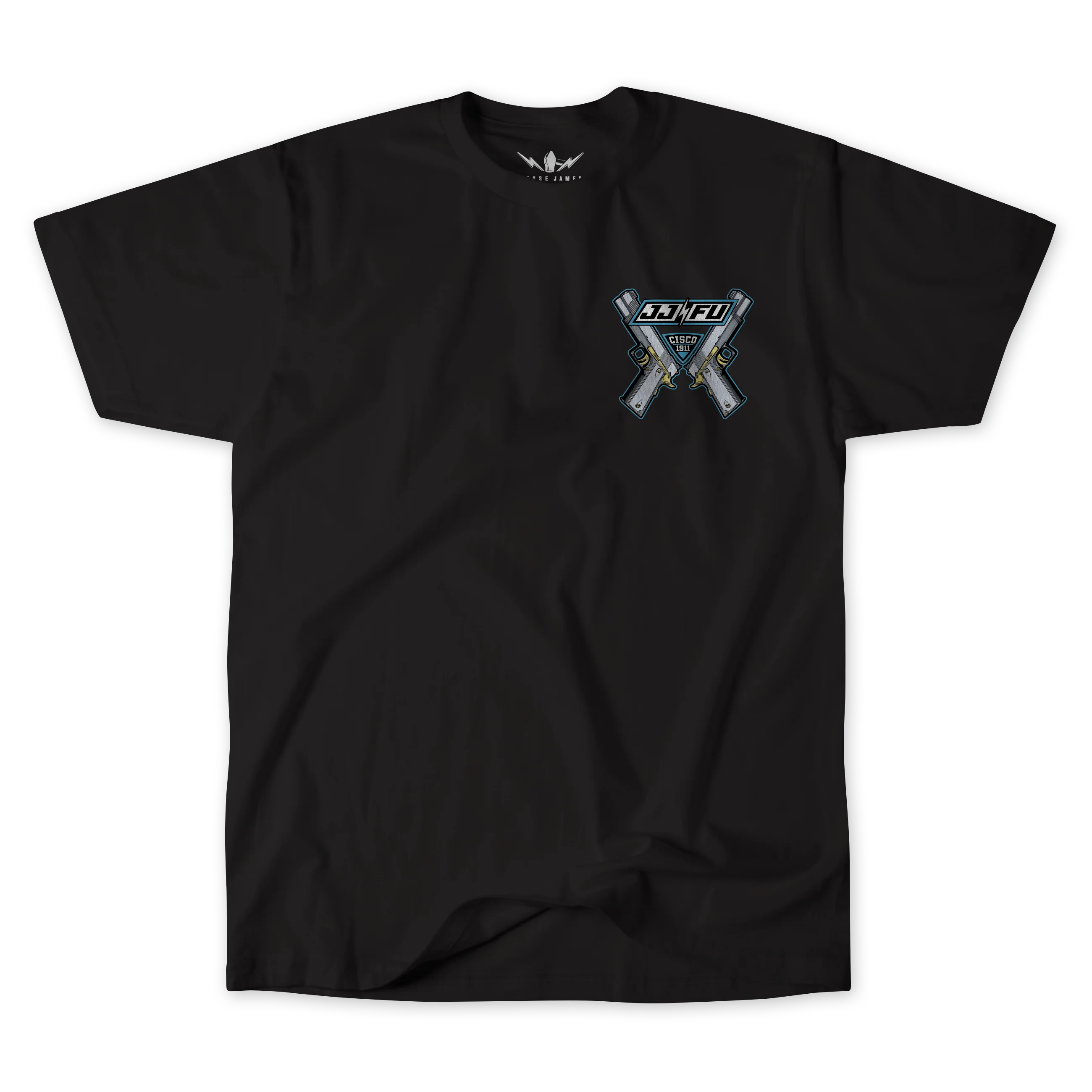 JJFU Cisco 1911 Single Stack World Champions Tee - Black - Image 2