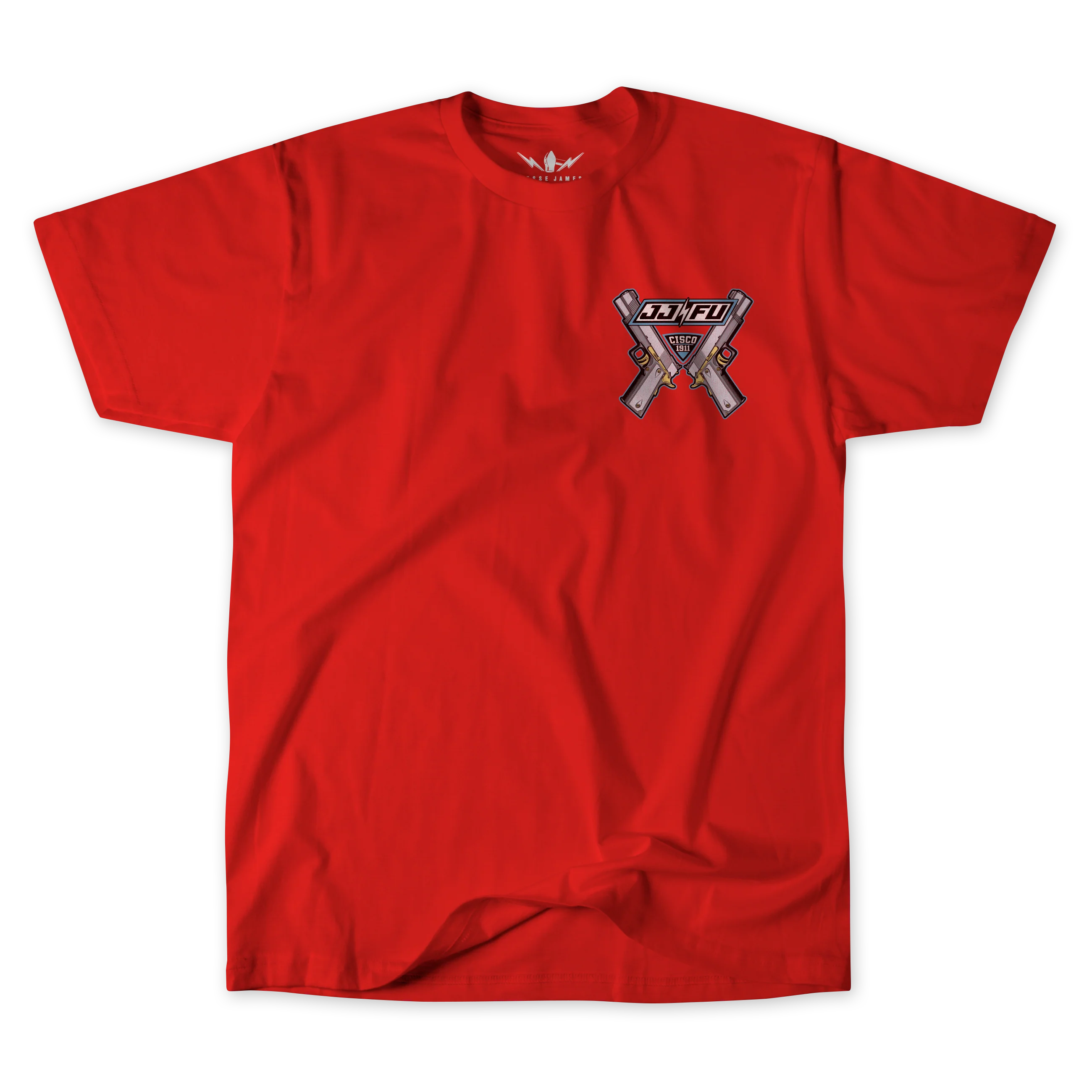 JJFU Cisco 1911 Single Stack World Champions Tee - Red - Image 2