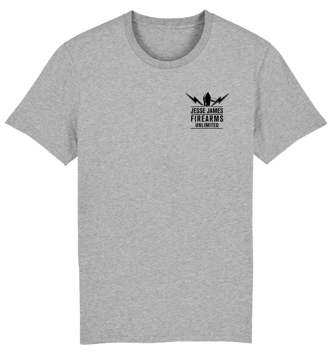 SHOOTING GUNS TEE - GREY - Image 3
