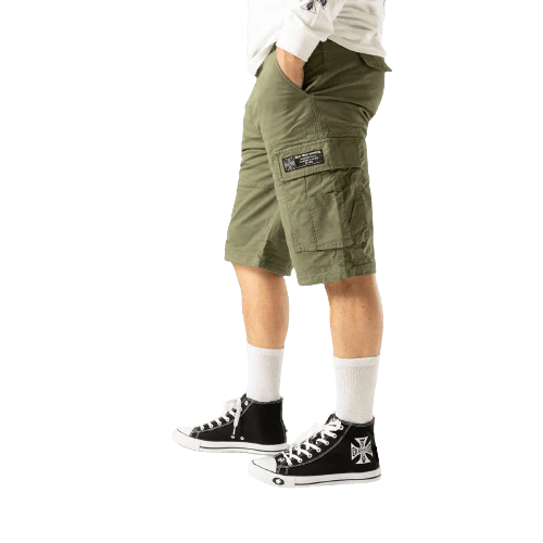 WCC CFL CARGO SHORTS - VINTAGE OLIVE GREEN - Image 3