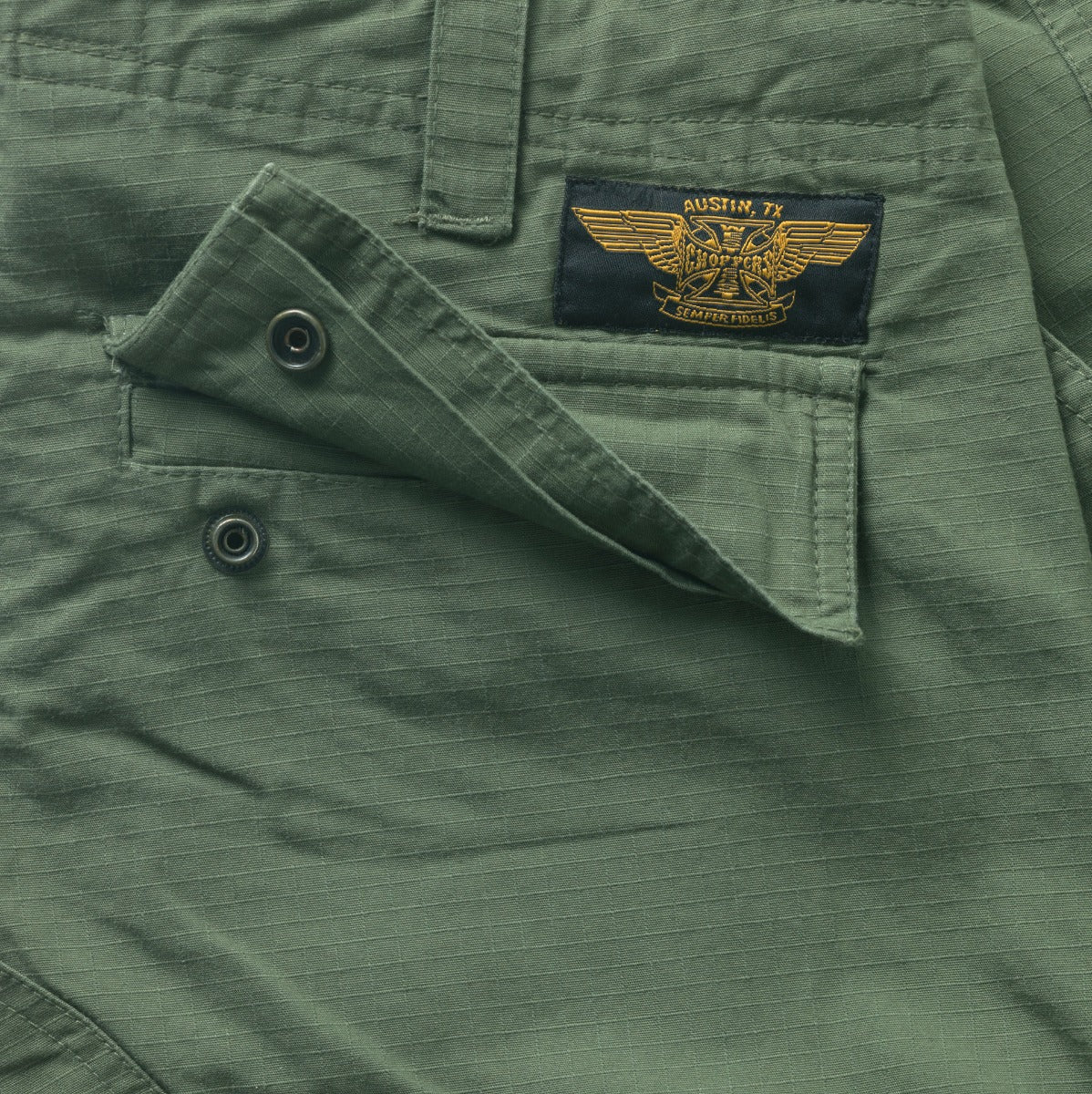 WCC CFL CARGO SHORTS - VINTAGE OLIVE GREEN - Image 4