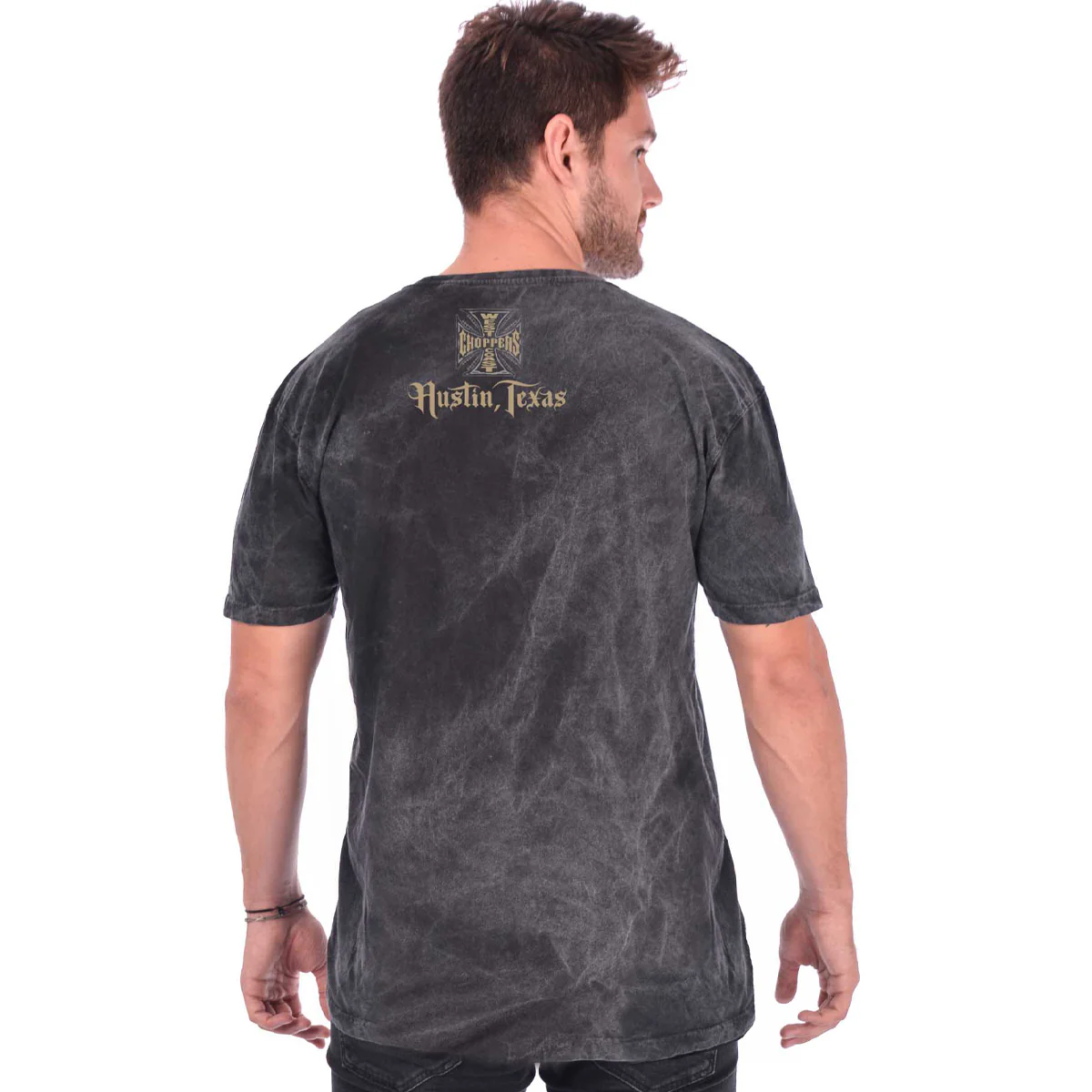 West Coast Choppers Chief Tee - Vintage Dark Grey - Image 2
