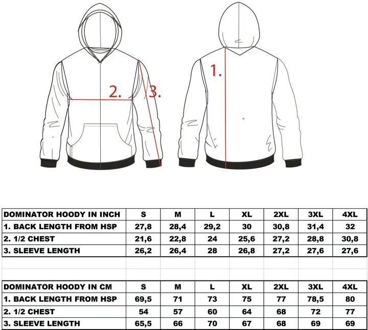WCC DOMINATOR EMBROIDERED ZIP HOODY - BLACK - Image 4
