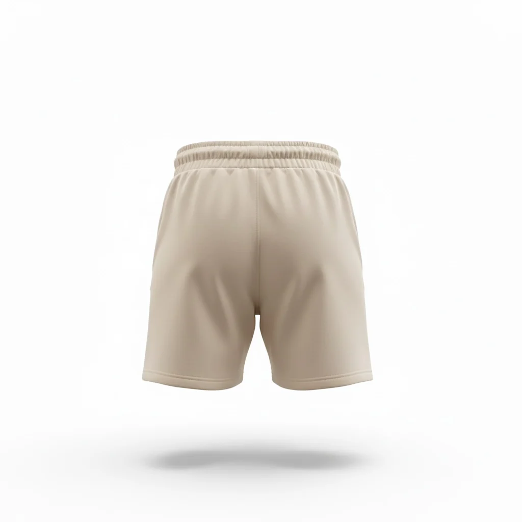WCC Embossed Sweat Short - Beige - Image 4
