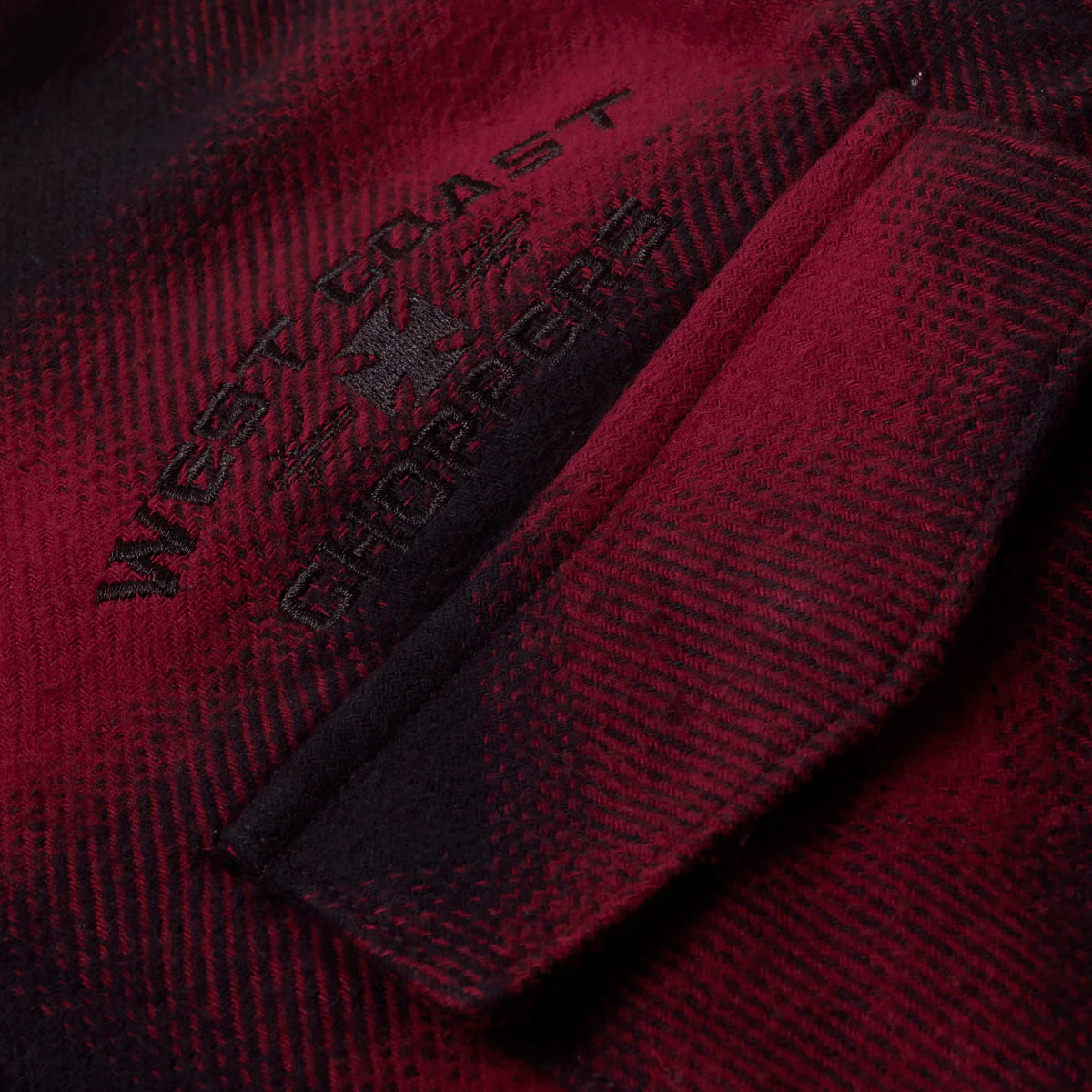 WCC HELL BENT FLANNEL JACKET - RED/BLACK - Image 4