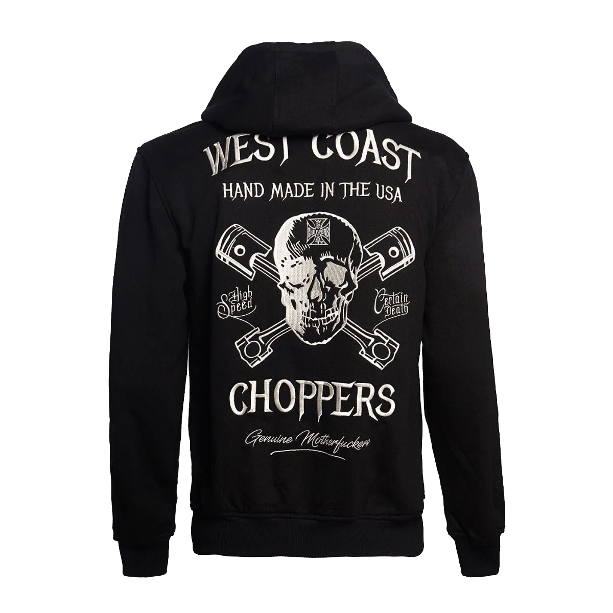 WCC HIGH SPEED ZIP HOODY - BLACK - Image 2