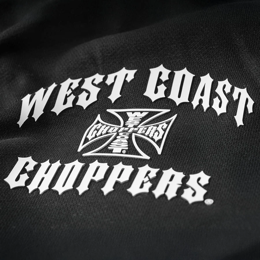 WCC IRON OVERSIZED ZIP HOODY - BLACK - Image 3