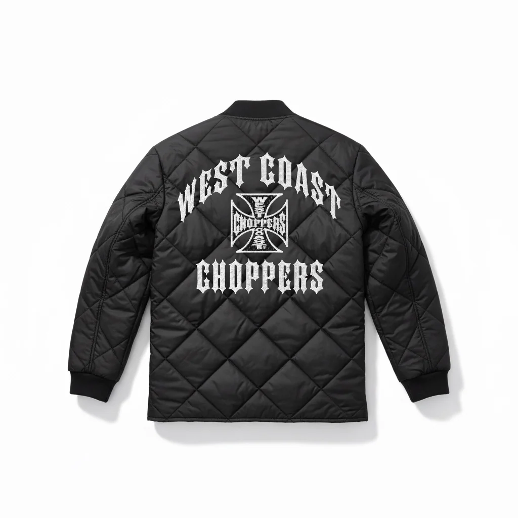 WCC IRON QUILTED JACKET - BLACK - Image 2