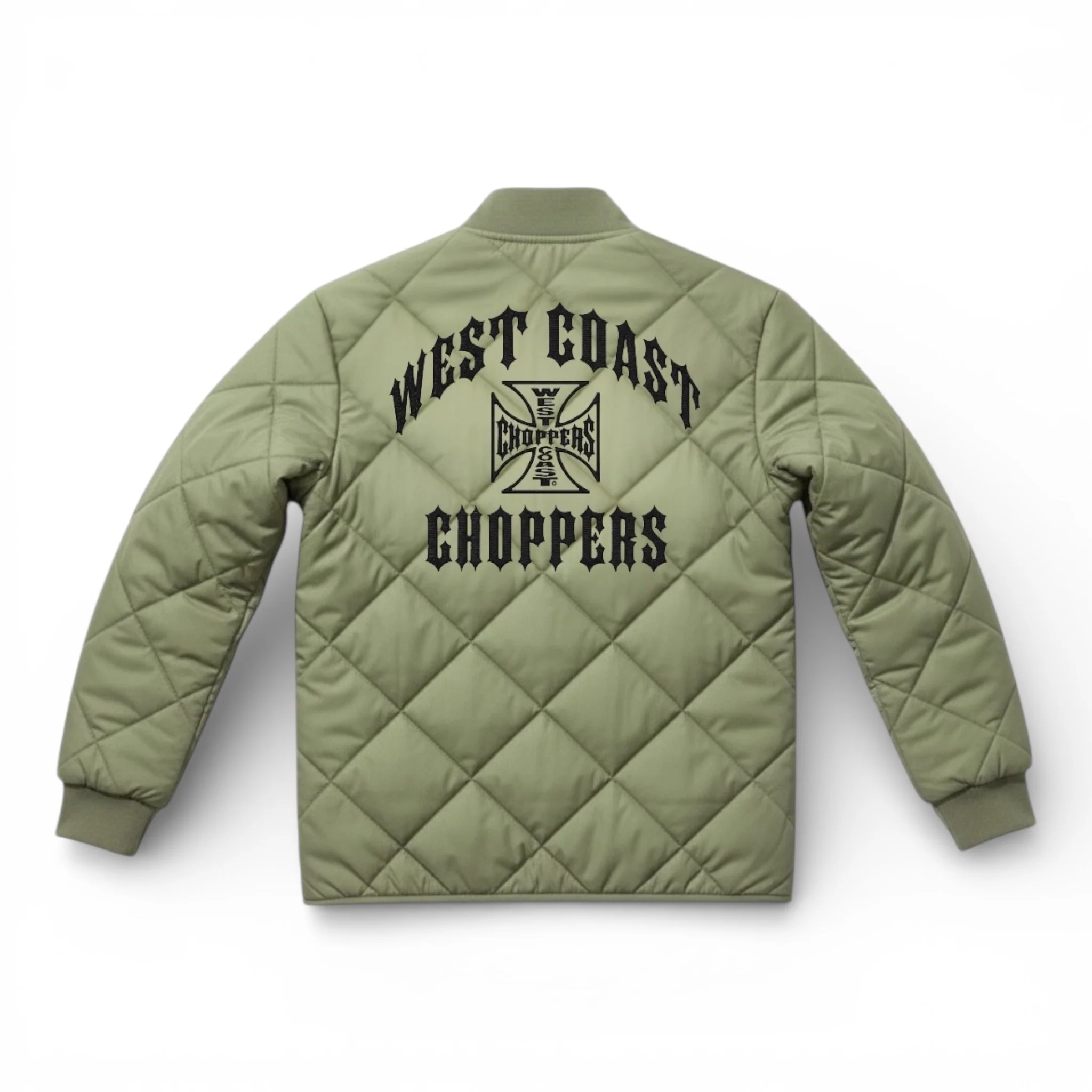 WCC IRON QUILTED JACKET - OLIVE GREEN - Image 2