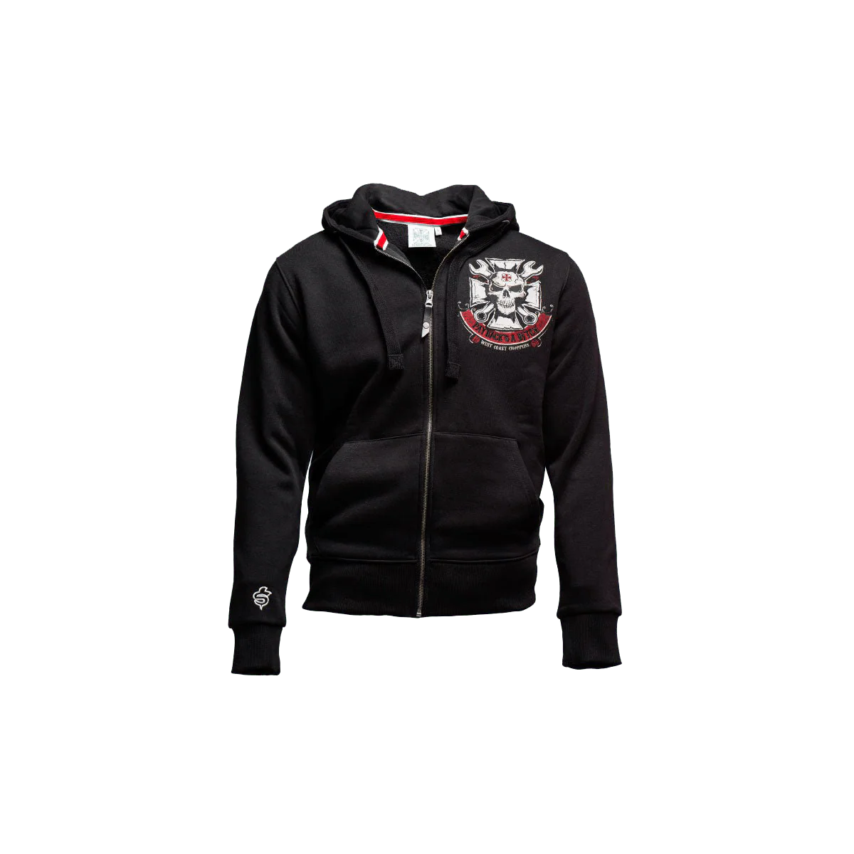 WCC - MECHANIC ZIP HOODY - Black - Image 2