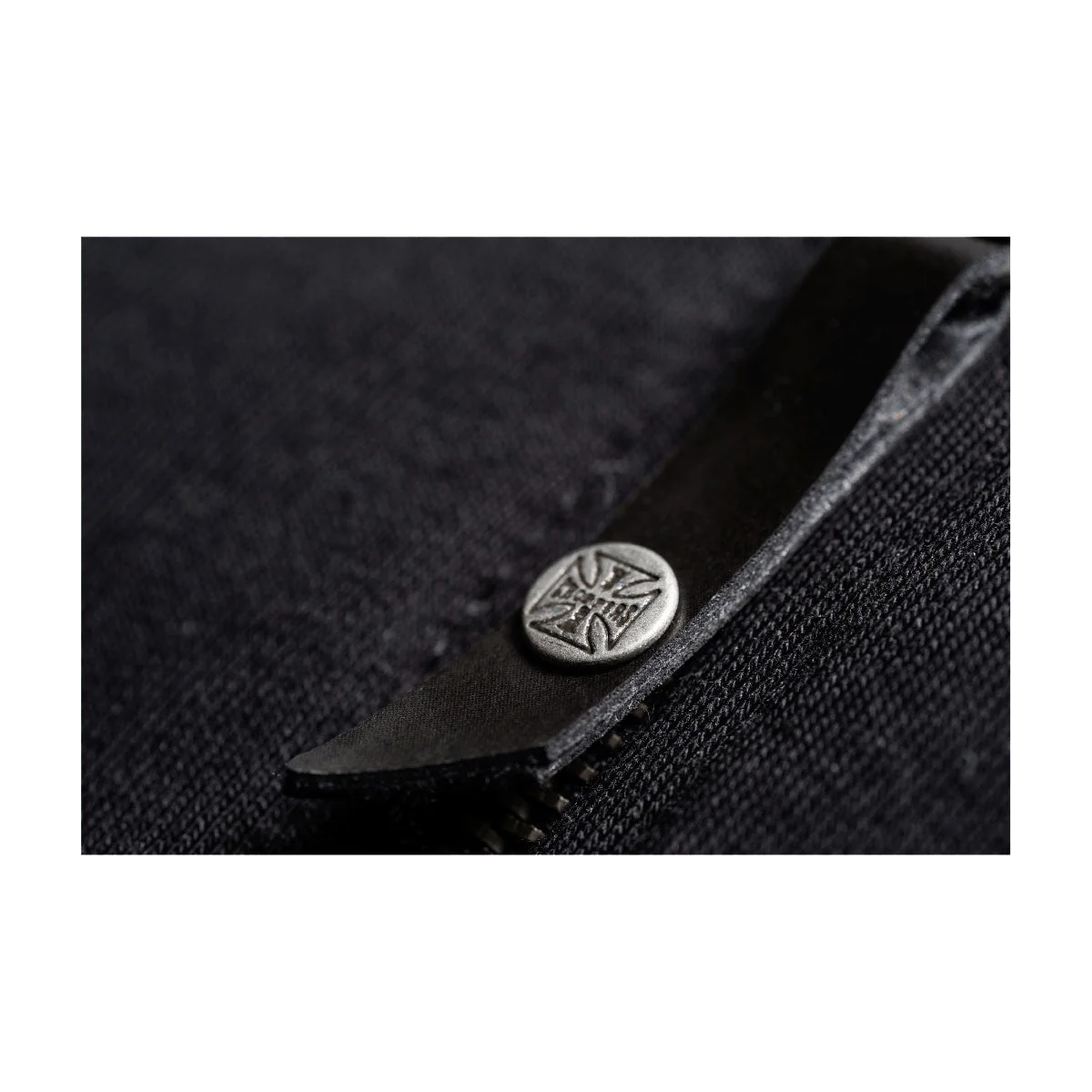 WCC - MECHANIC ZIP HOODY - Black - Image 4