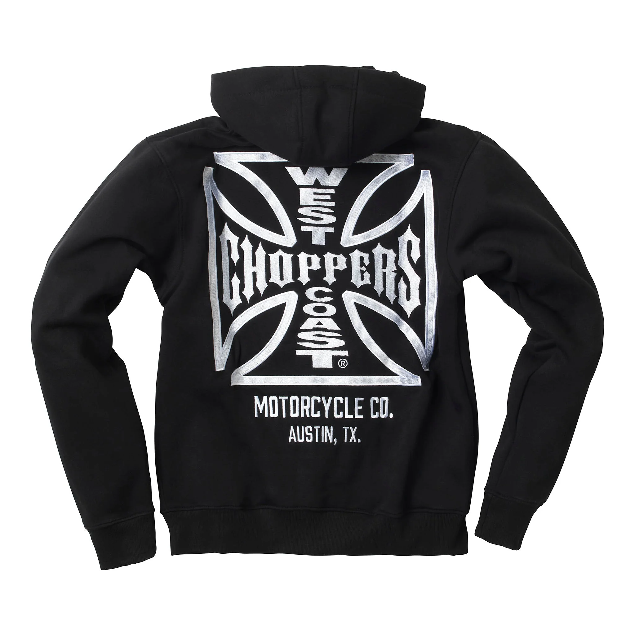 WCC OG ATX ZIP HOODY BLACK - Image 2