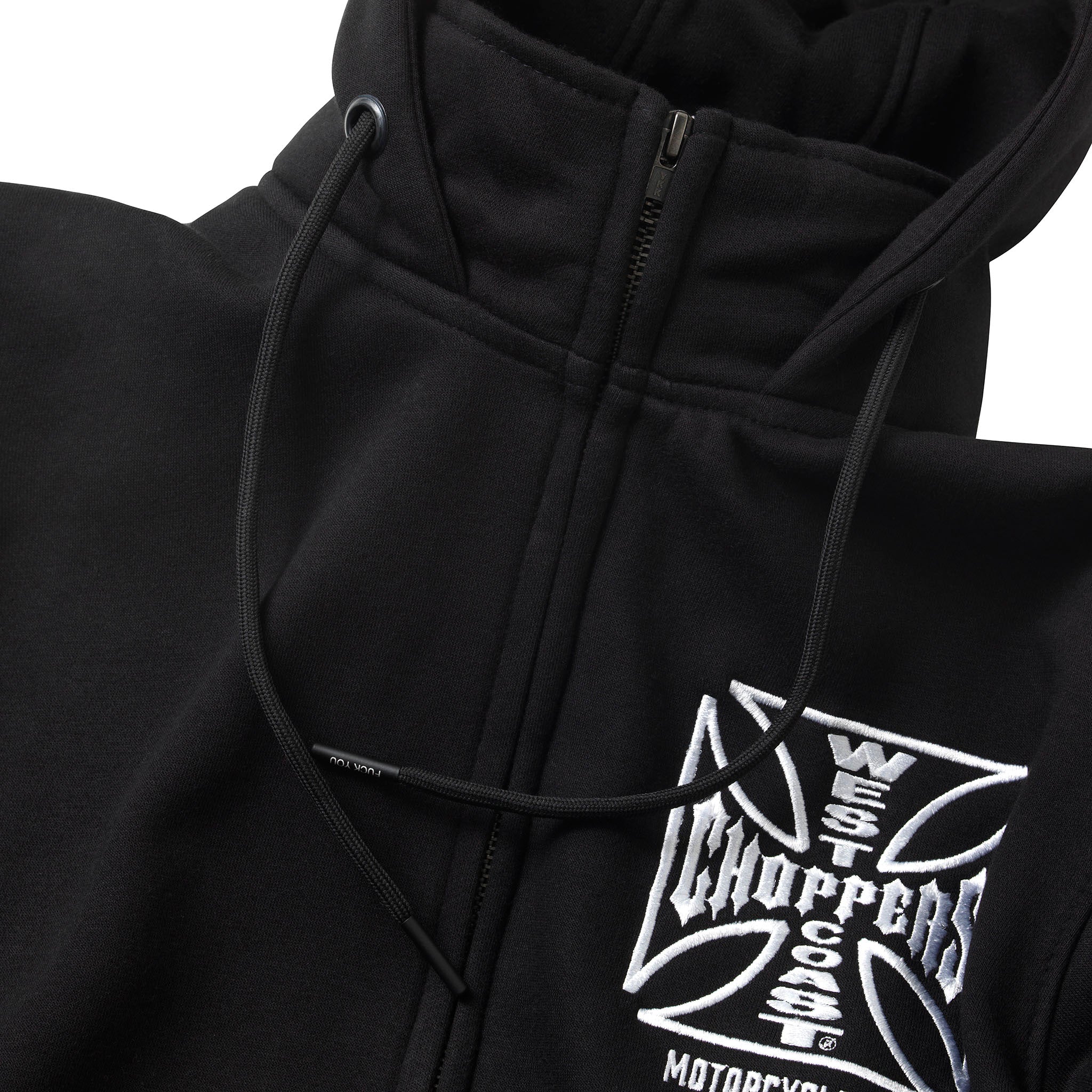 WCC OG ATX ZIP HOODY BLACK - Image 4
