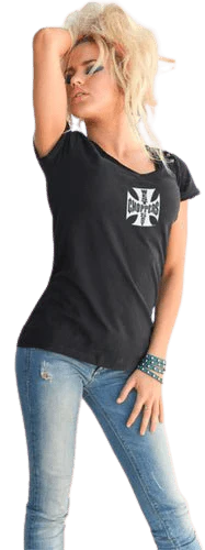 WCC OG Ladys T-shirt Black - Image 4