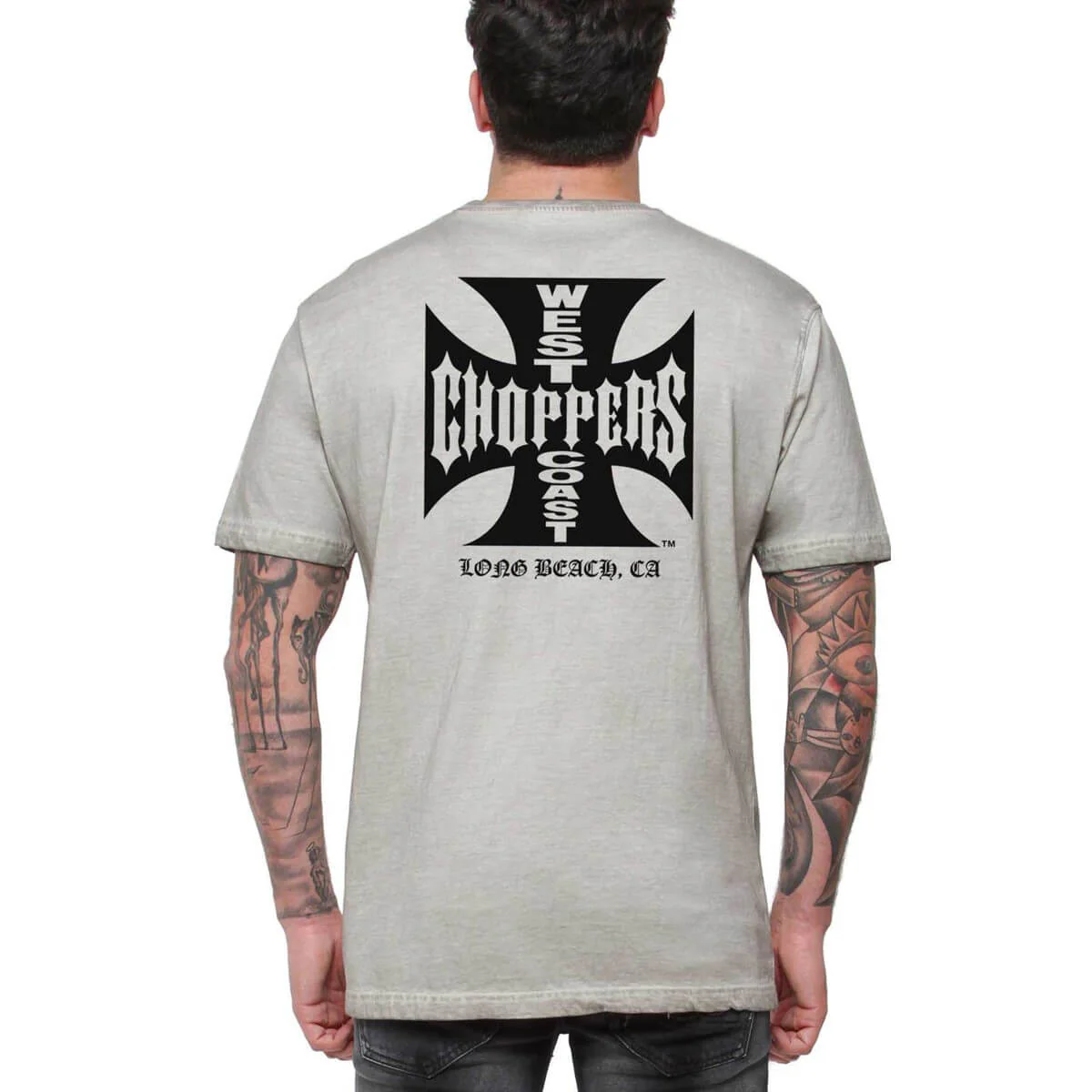 WCC OG LBC CROSS TEE - VINTAGE GREY WASH