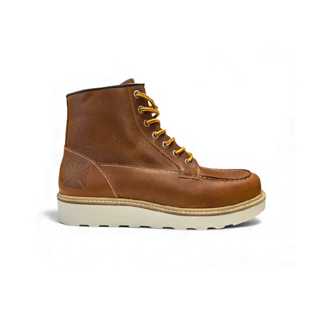WCC RIGID LEATHER BOOTS - COGNAC