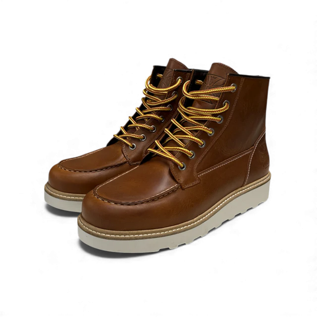 WCC RIGID LEATHER BOOTS - COGNAC - Image 3