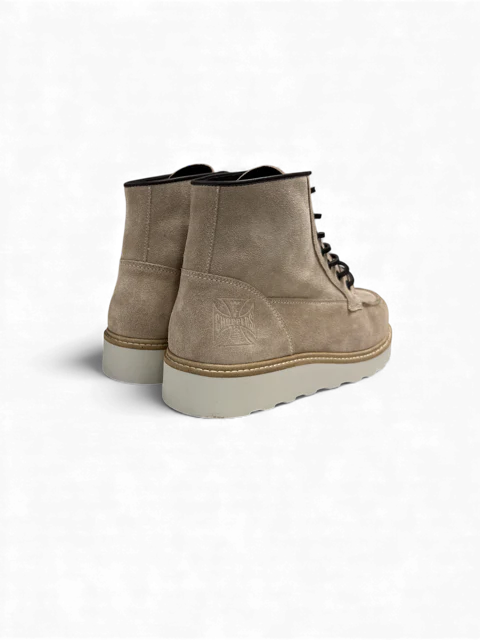 WCC RIGID SUEDE LEATHER BOOTS - SAND - Image 4
