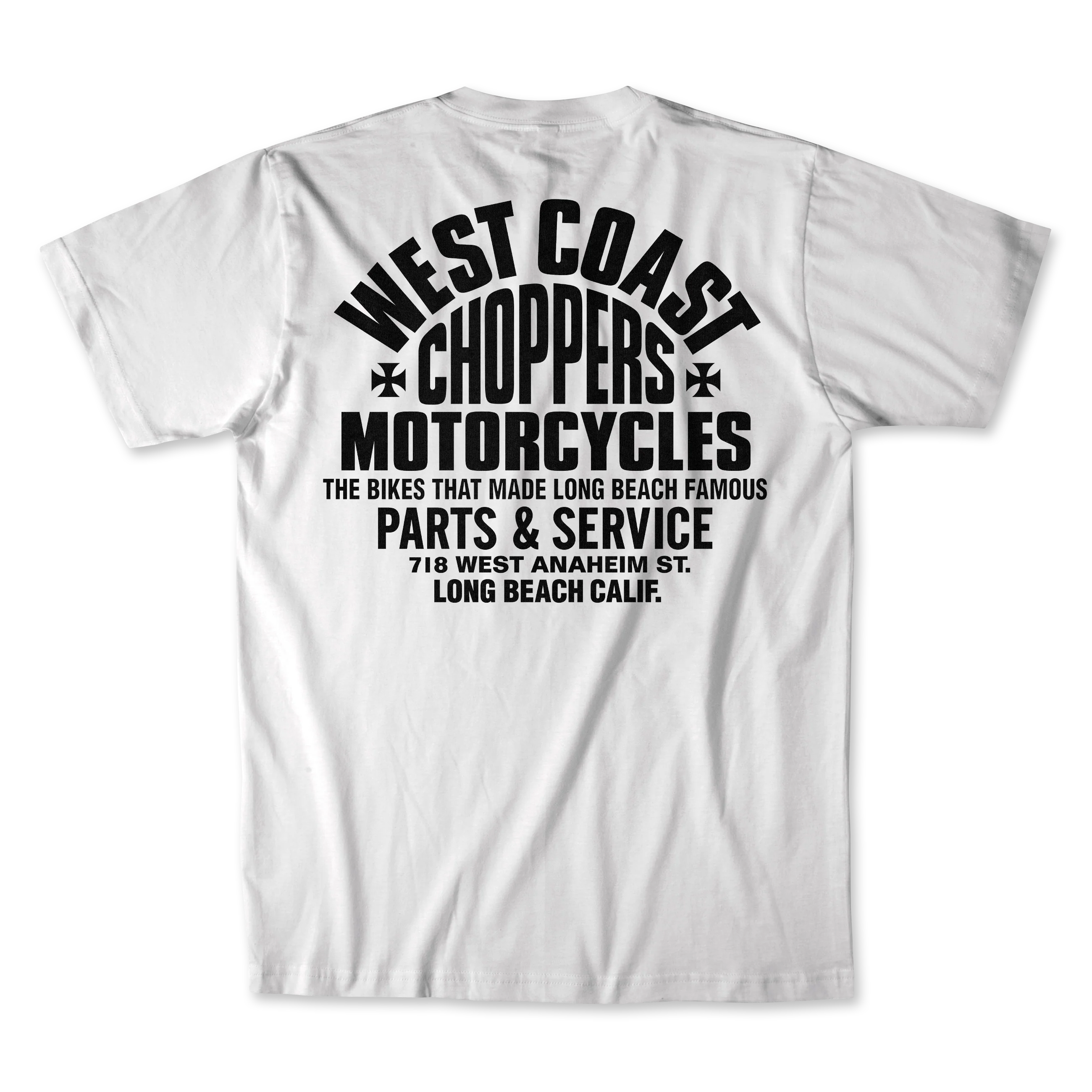 West Coast Choppers Parts Tee - White