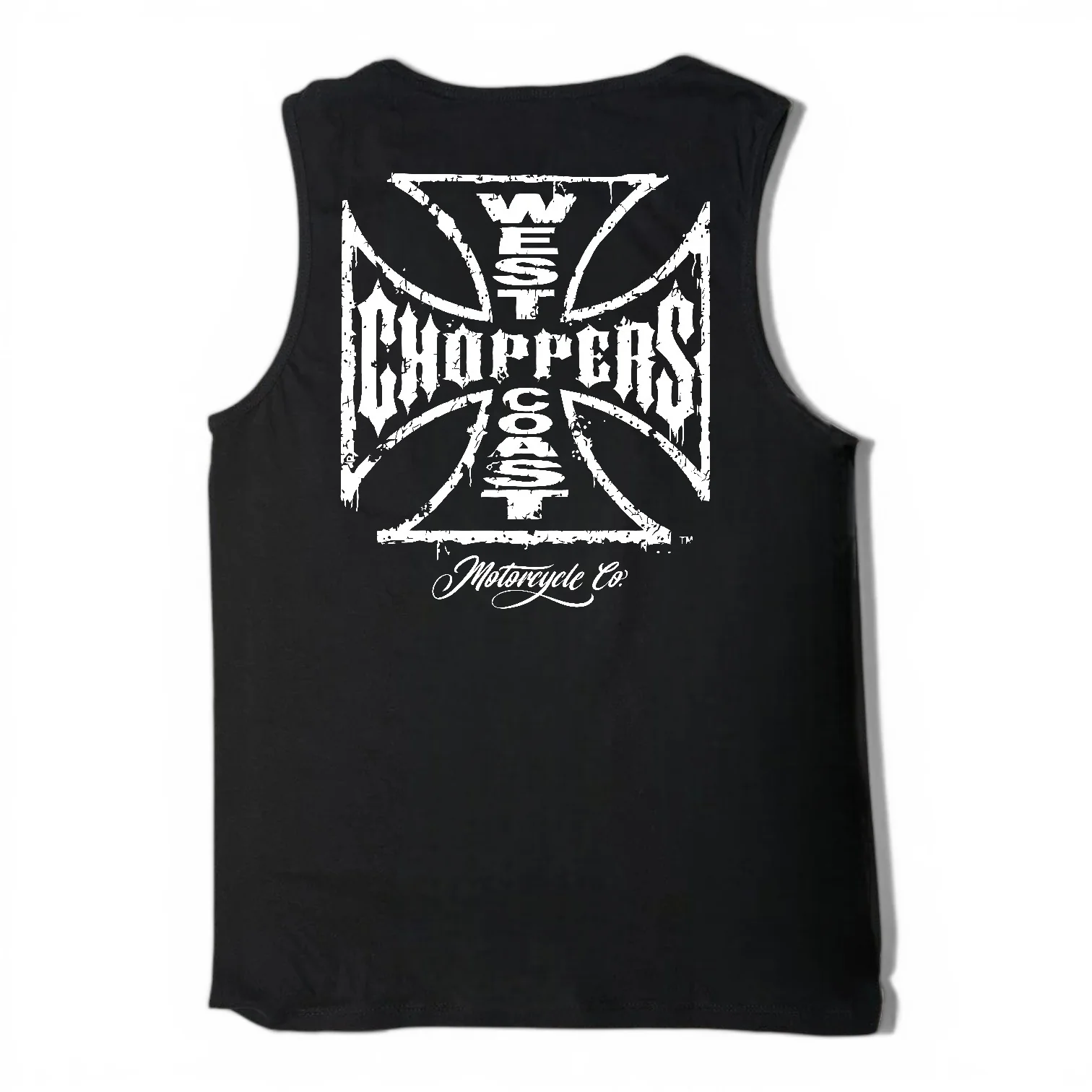 WORN CROSS TANKTOP - BLACK - Image 2